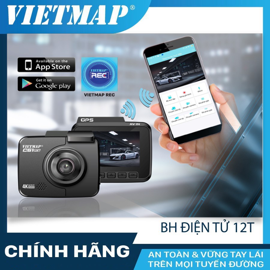 Camera hành trình, camera hành trình ô tô Vietmap C61 Pro chính hãng hỗ trợ thẻ nhớ 128Gb - ShopphukiencongnghePT | BigBuy360 - bigbuy360.vn