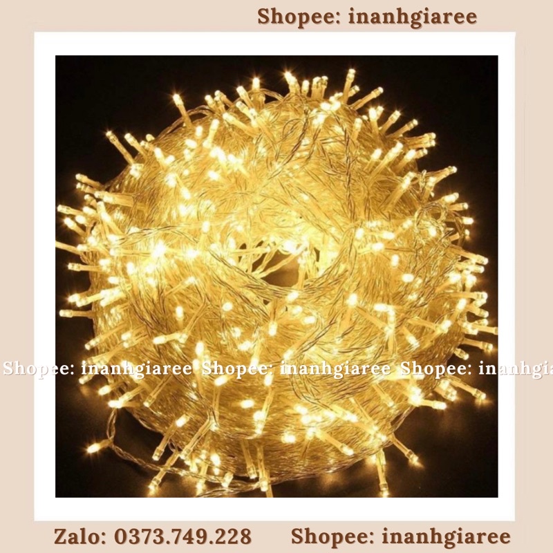 Đèn nháy led vàng dài 5m, 8m loại đẹp