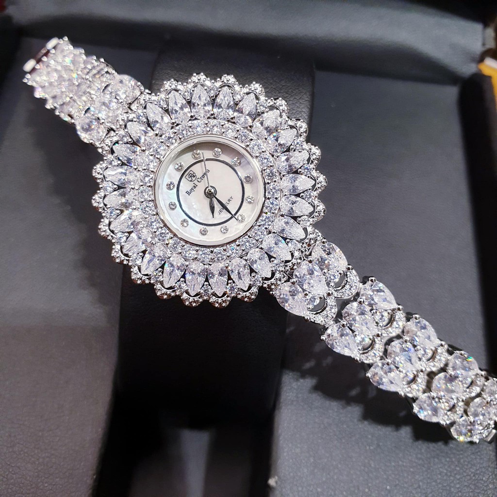 Đồng Hồ Nữ Chính Hãng Dây Kim Loại Royal Crown 6804 Chống Nước Chống Xước | BigBuy360 - bigbuy360.vn