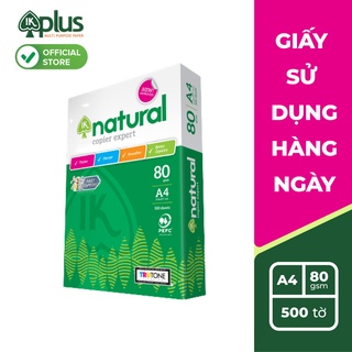 Giấy IK Natural A4 80gsm - Giấy photo, giấy in văn phòng, giấy vẽ - Hàng chính hãng