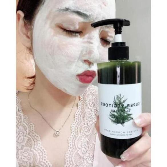 ✅ (HÀNG CHUẨN AUTHENTIC) Full size - 300 ml - Sữa rửa mặt rau củ thải độc Super vegitoks cleanser Wonder bath | BigBuy360 - bigbuy360.vn