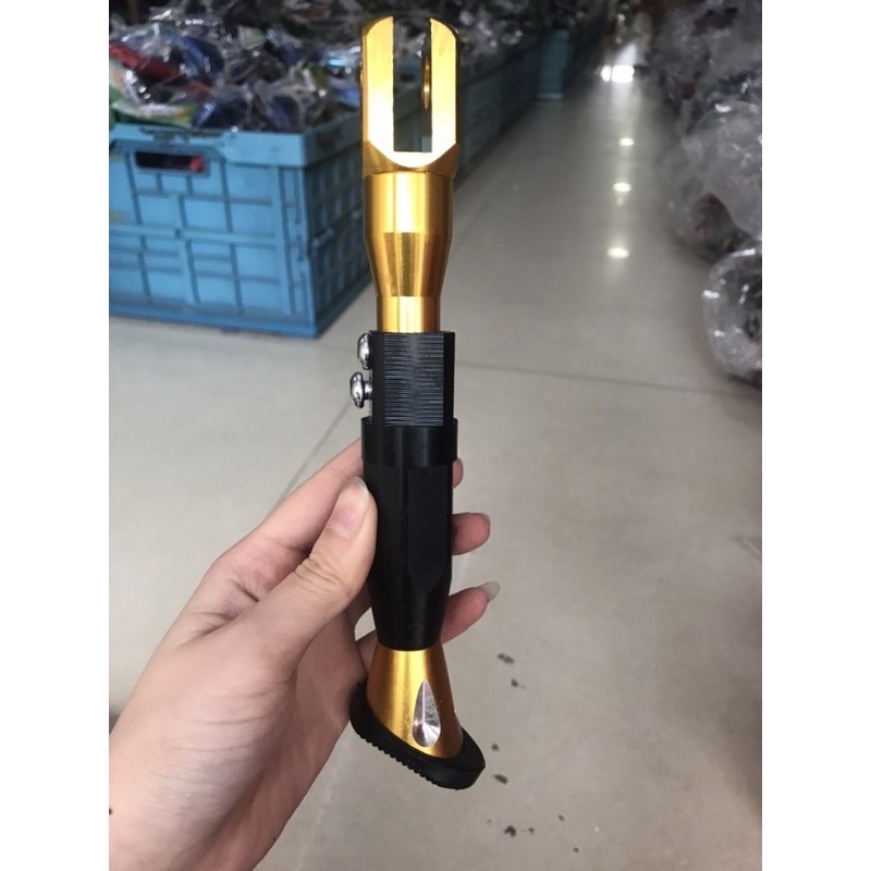 Chân chống xe máy nhôm nguyên khối CNC Rizoma, phù hợp nhiều loại xe