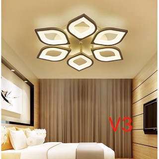 Đèn trần trang trí hiện đại cho phòng khách, phòng ngủ Led V3