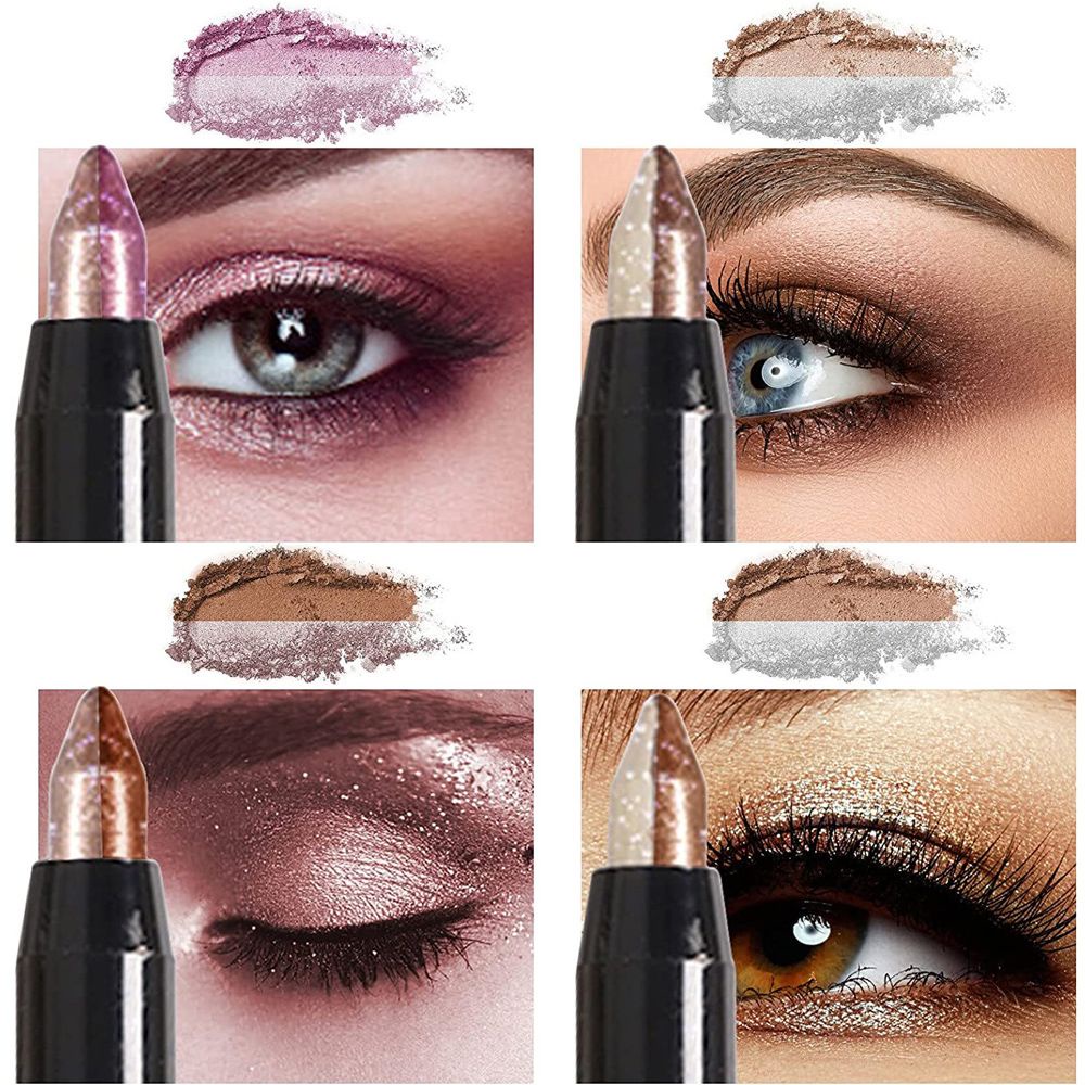 [Hàng mới về] Phấn mắt 2 màu gradient dạng bút lấp lánh kháng nước lâu trôi cho nữ