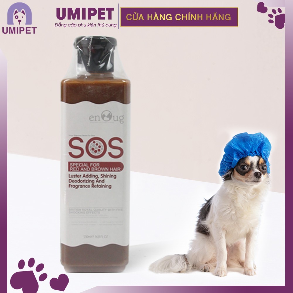 [Mã FMCGMALL - 8% đơn 250K] Sữa Tắm SOS cho Chó Mèo UMIPET 530 ML