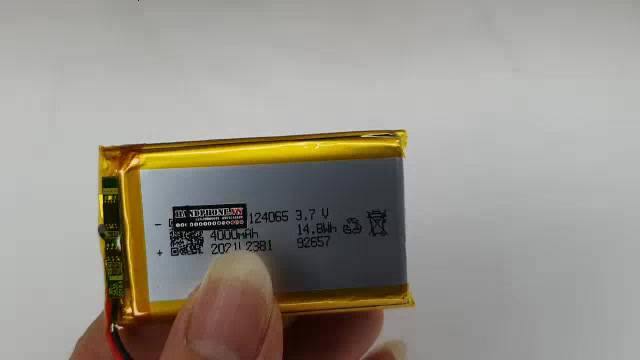 Pin Li-Po 3.7V 124065 4000mAh (Li-Polyme) cho Loa Bluetooth, Điện Thoại, Máy Trắc Địa, Định Vị GPS, POS, Pin dày 12mm | BigBuy360 - bigbuy360.vn