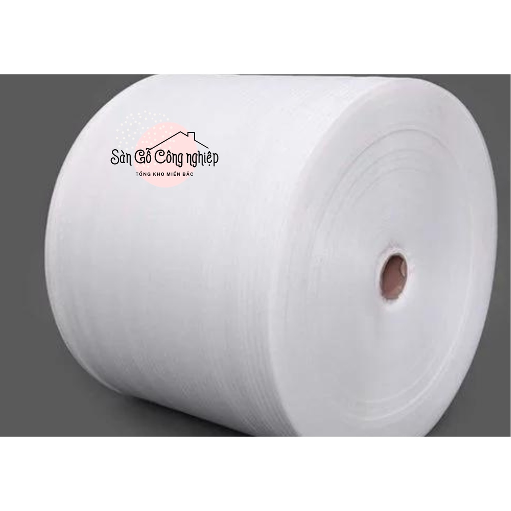 Cuộn Xốp PE Foam dày 2mm x 10m Bọc Hàng, Chống Nóng, Cách Nhiệt, Lót Sàn Gỗ