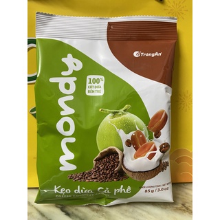 Thanh Hoá - Kẹo dừa cà phê Mondy Tràng An, 85g