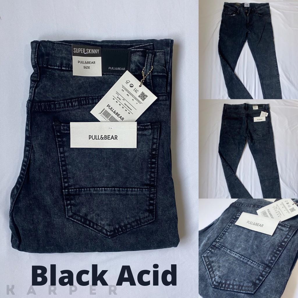 Quần jean PULL & BEAR SKINNY STRETCH mềm JEANS PREMIUM P&B PULL AND BEAR cho nam