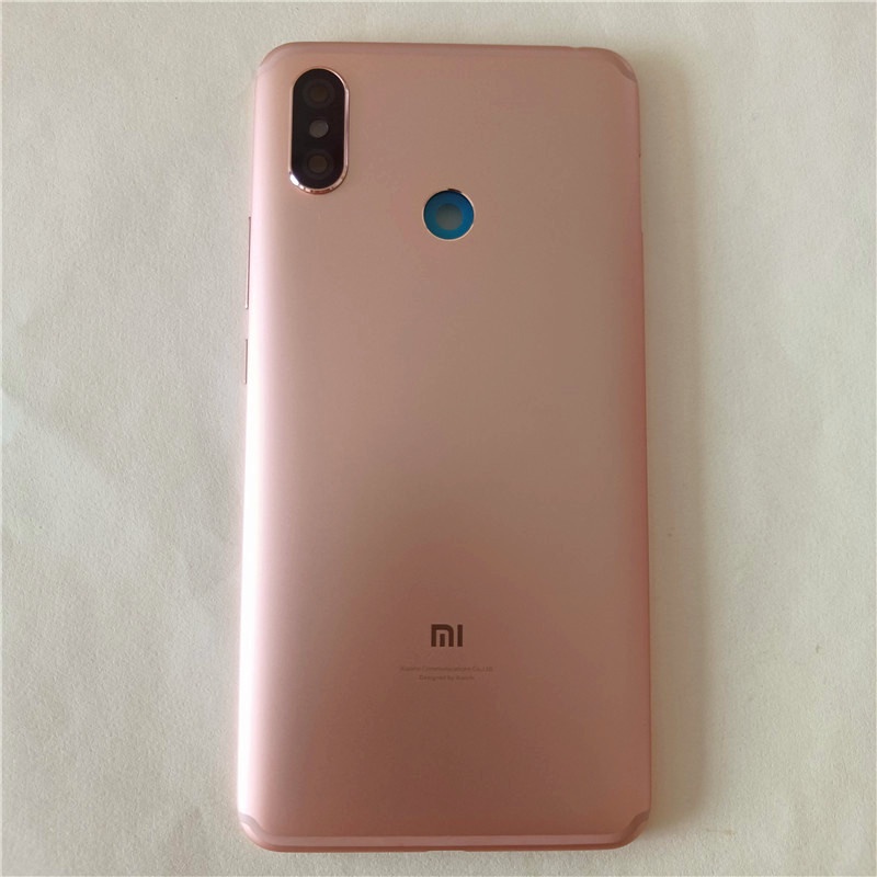 Dành Cho Xiaomi Mi Max 3 Kim Loại Mặt Sau Pin Cửa Bảng Điều Khiển Nhà Ở Ốp điện thoại Linh Kiện Thay