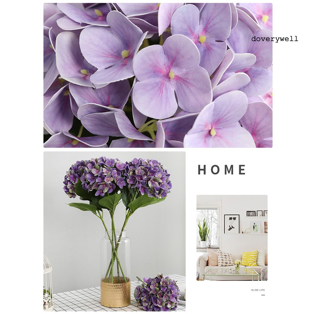 1 Bông Hoa Cẩm Tú Cầu Nhân Tạo 3d Cho Trang Trí