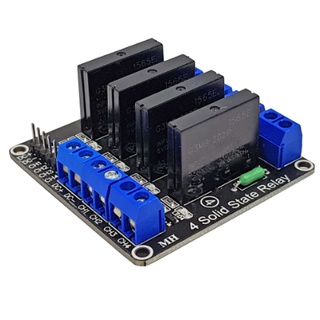 Mạch 4 relay ssr 5vdc 2a kích mức thấp Solid State Relay