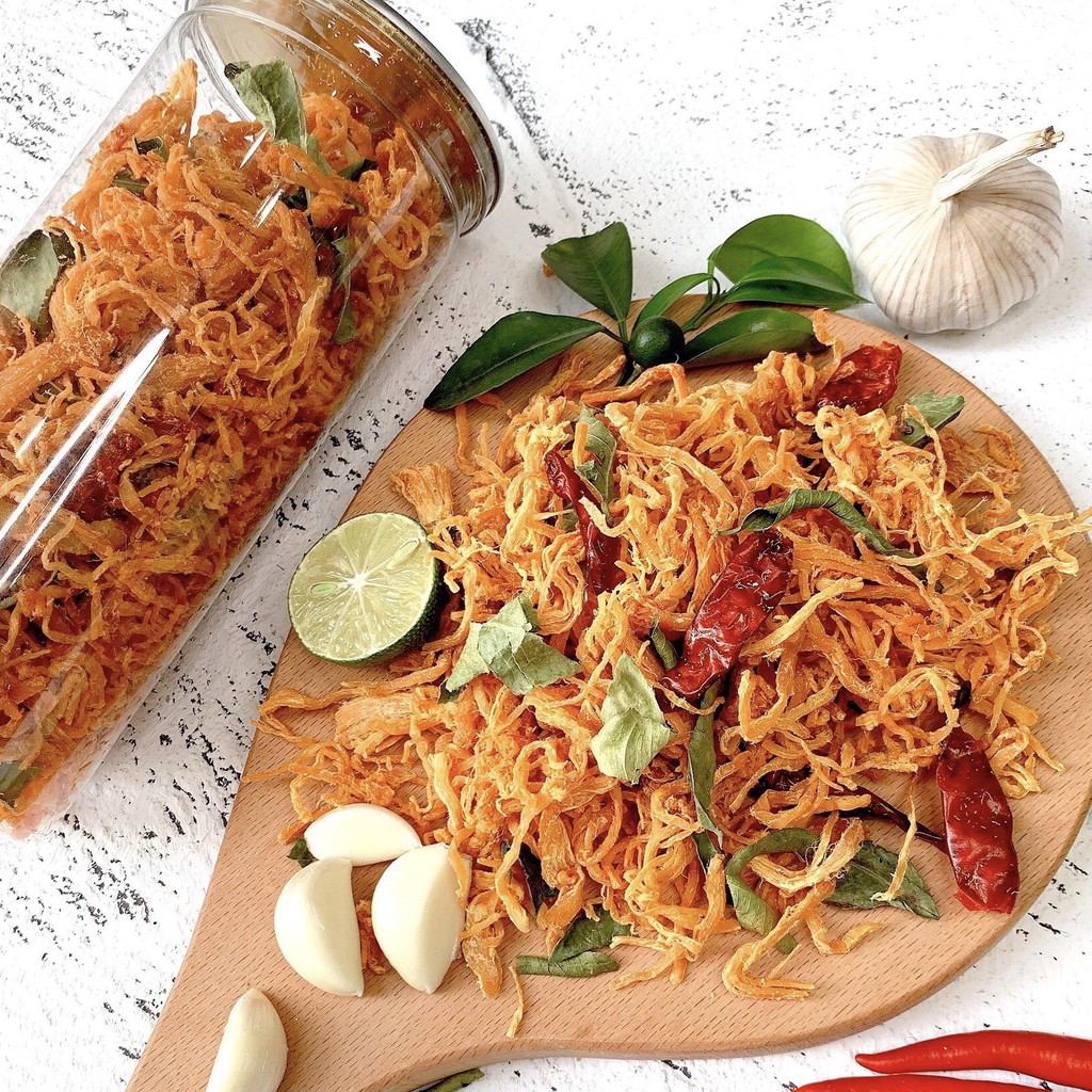 [COMBO] Khô gà lá chanh & Khô heo cháy tỏi túi zip 100g, đồ ăn vặt Hà Nội | BigBuy360 - bigbuy360.vn