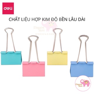 Kẹp giấy 32mm Deli E8553A (hộp 24 chiếc)