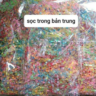 Sỉ 1kg thun cột tóc sọc trong (cở trung/cở to)