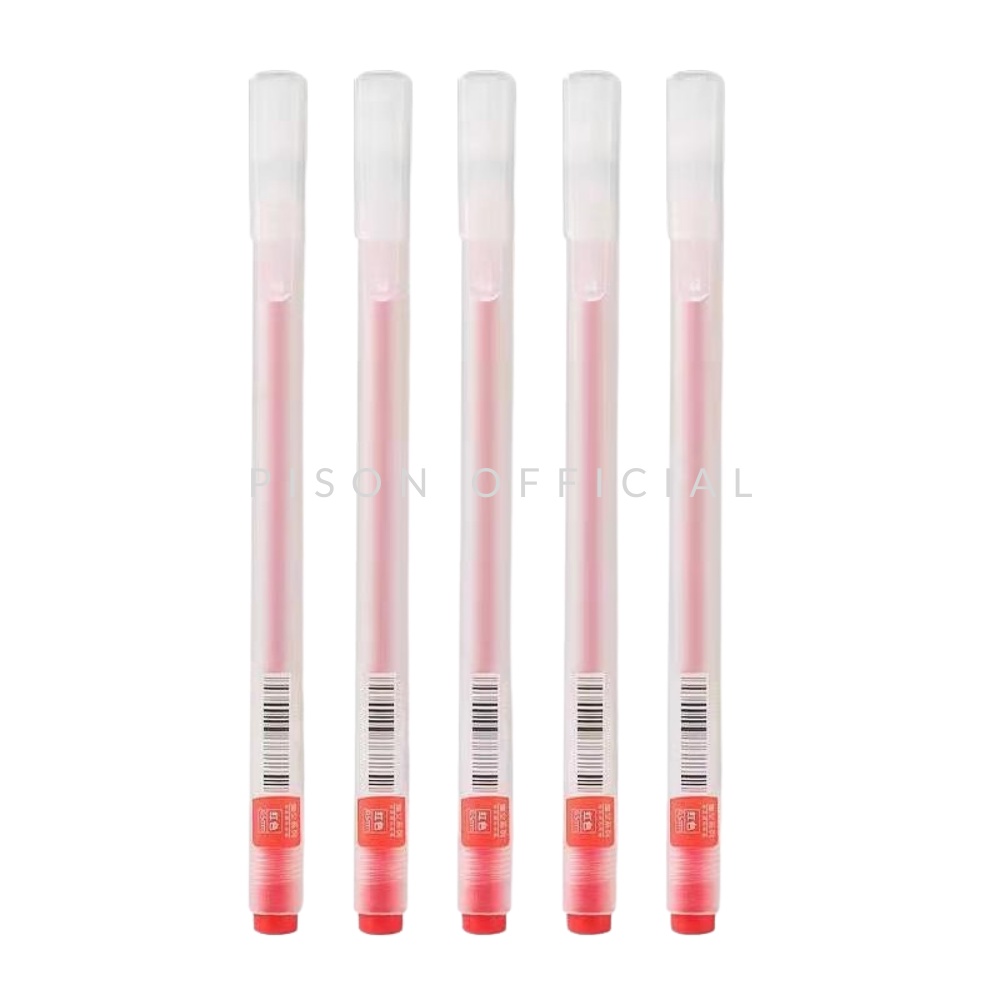 Bút nước Thân nhám mờ mực gel Pison ngòi kim 0.38mm - 01 cái