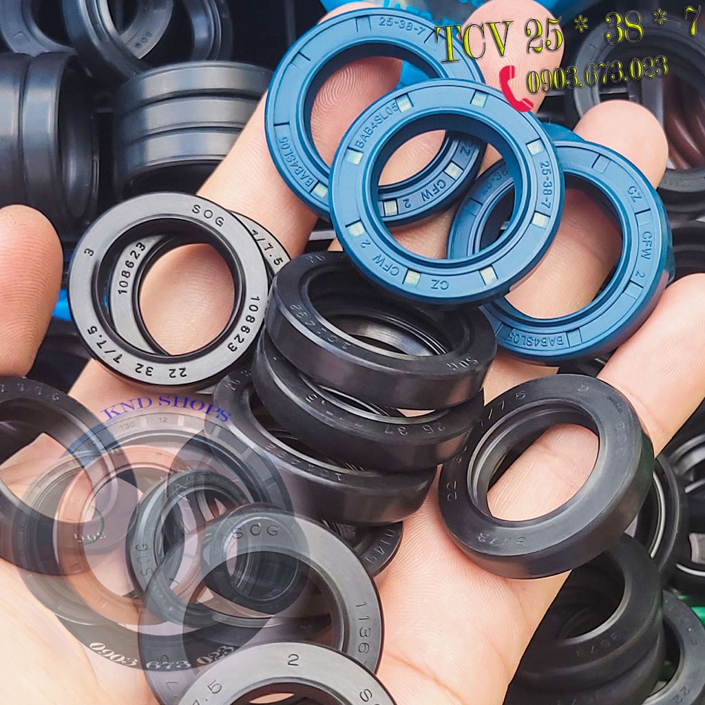 Phốt dầu SOG TCV 26*37*7/7.5 | TCV 28*40*7/7.5 Phớt chặn dầu chuyên cho bơm thủy lực các loại xe cơ giới | KND Shop