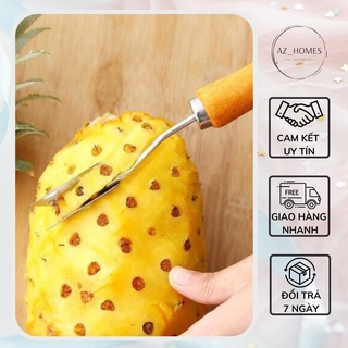 Dụng cụ gọt mắt dứa, cắt mắt dứa chữ V siêu nhanh, chất liệu thép không gỉ