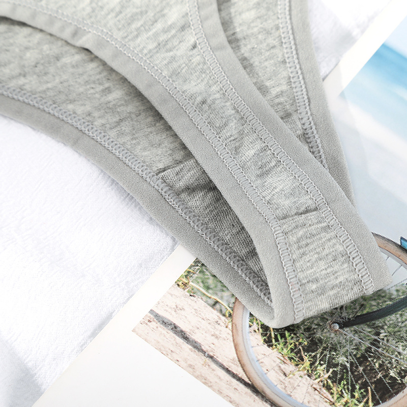 Quần Lót Levao Vải Cotton Lưng Thấp In Chữ Thời Trang Gợi Cảm Cho Nữ