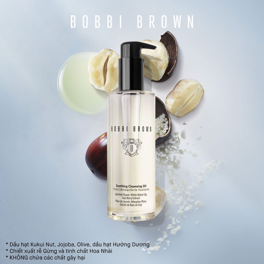 Dầu Tẩy Trang Mặt, Mắt và Môi Bobbi Brown Soothing Cleansing Oil 200ml