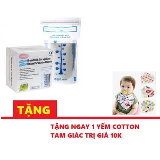 Túi trữ sữa mẹ Unimom Compact 210ml hộp 30 túi