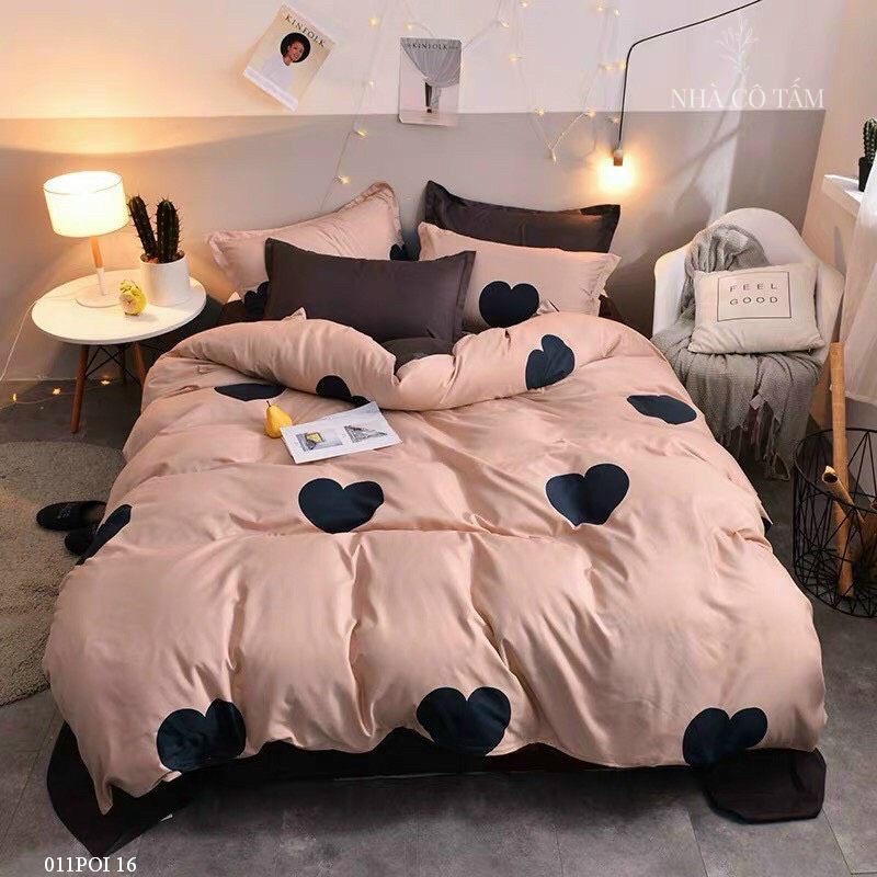 Tổng Hợp Các Mẫu Vỏ Chăn Ga Gối Siêu Cute Giá Rẻ - Cotton Poly Hàn Cao Cấp Dày Dặn Nhiều Họa Tiết