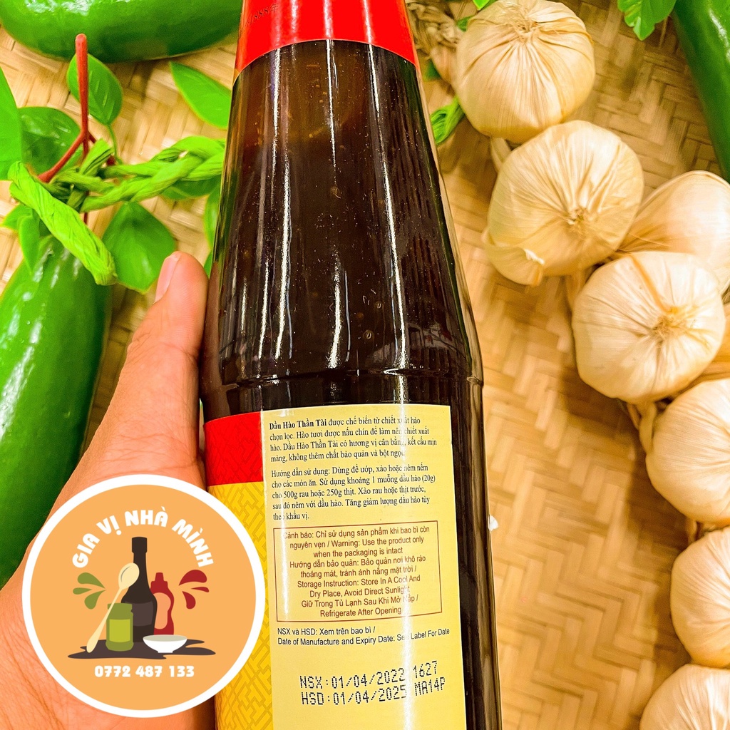DẦU HÀO THẦN TÀI LEE KUM KEE-CHOY SUN OYSTER SAUCE HONGKONG 907G