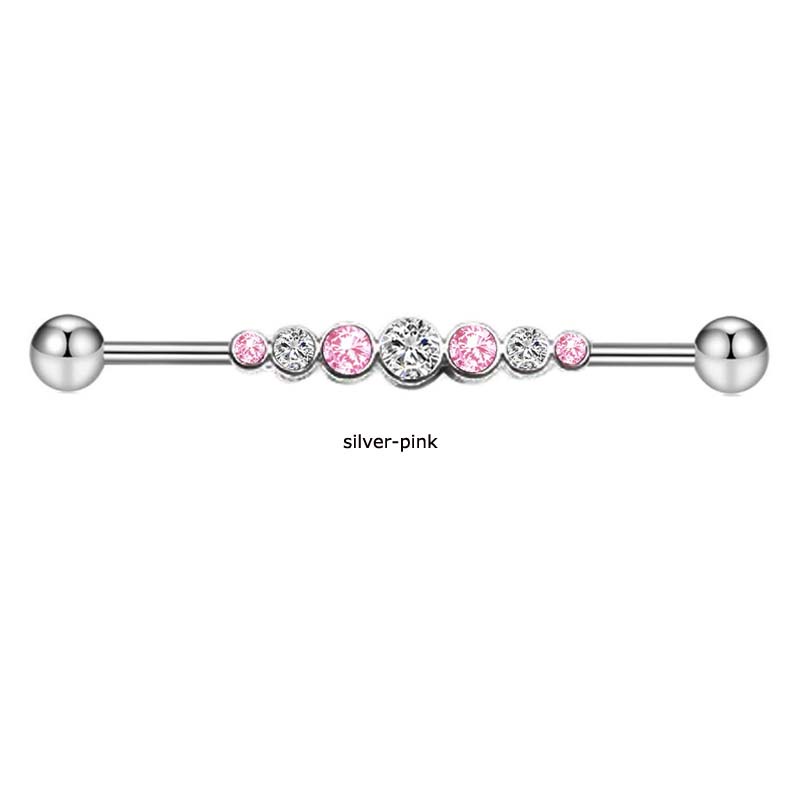 1 Khuyên Tai Công Nghiệp 14G Bằng Thép Không Gỉ
