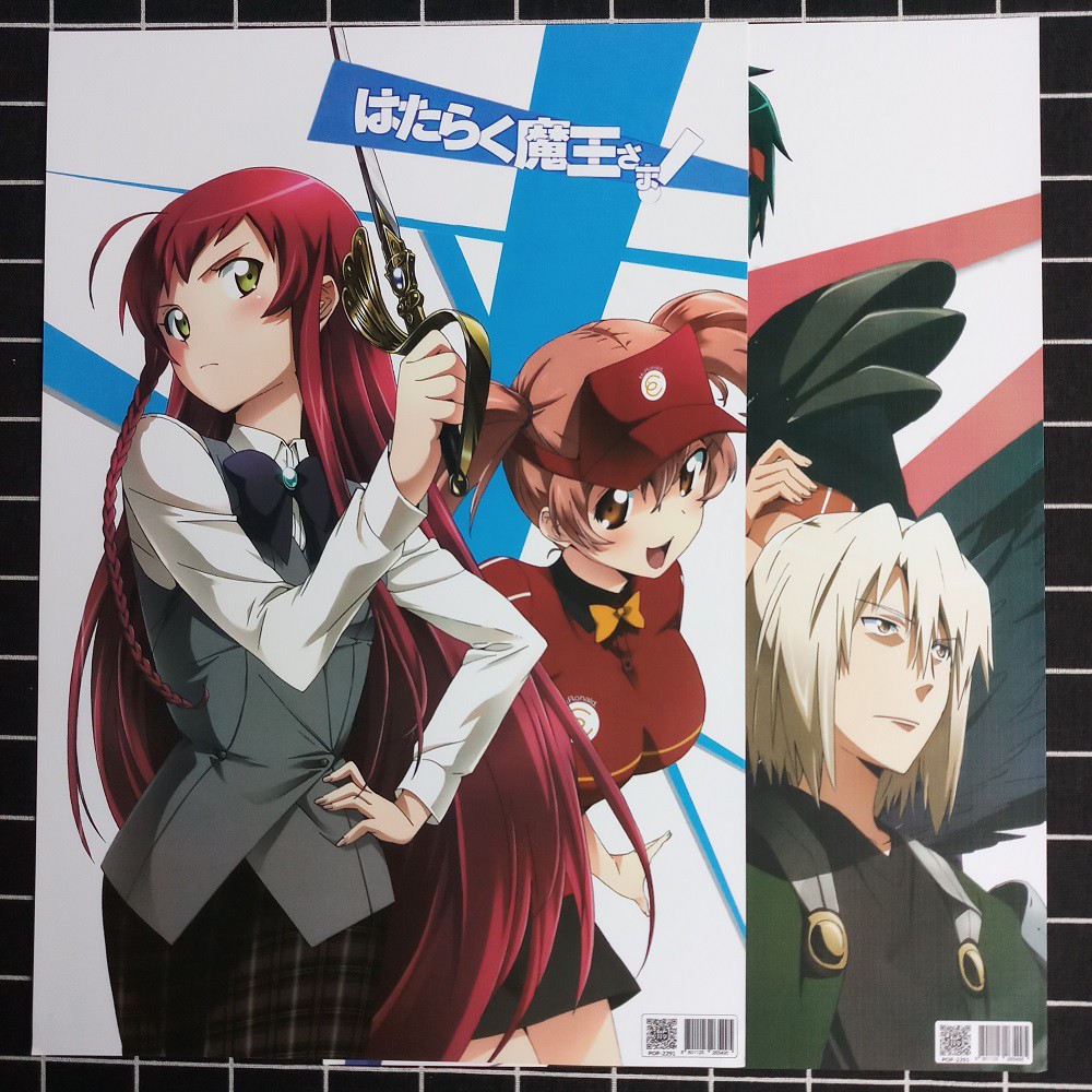 Poster Anime Hataraku Maou-sama! (8 Tờ)
