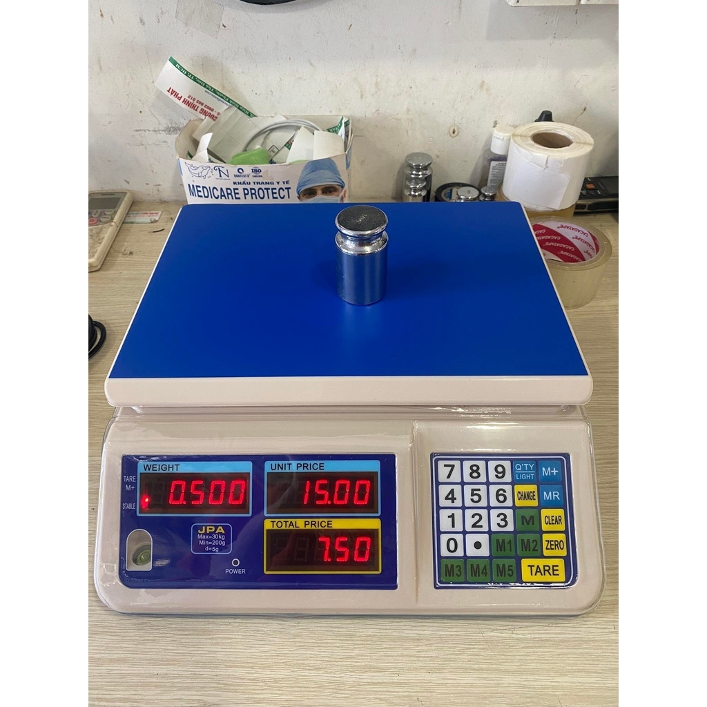 Cân Điện Tử Tính Tiền Jadever JPA 30kg Nhật Bản  - Bảo Hành 2 Năm