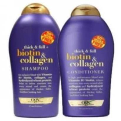 BIOTIN COLLAGEN DẦU GỘI XẢ 💕𝑭𝒓𝒆𝒆𝒔𝒉𝒊𝒑💕577ml giúp giảm rụng tóc, nhanh phục hồi tóc