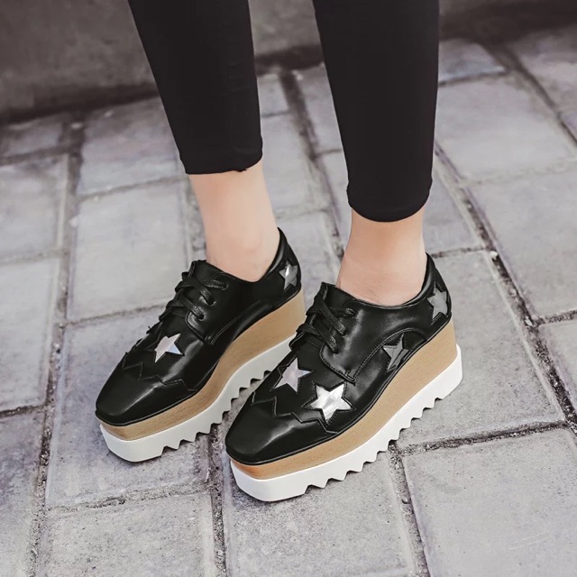 Giày bánh mì đế cao Stella