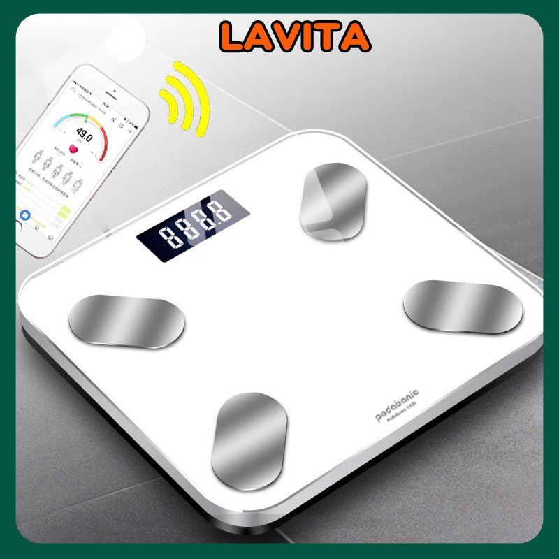 Cân Điện Tử Gia Đình Kết Nối Bluetooth Tặng Kèm Thước Dây