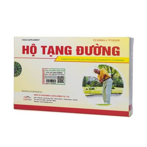 HỘ TẠNG ĐƯỜNG - Hỗ trợ phòng ngừa và cải thiện biến chứng tiểu đường.