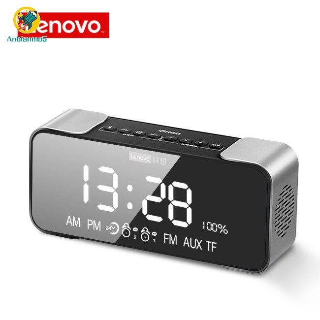 Loa Bluetooth Không Dây Kiêm Đồng Hồ Led Hỗ Trợ Thẻ Nhớ Tf Hiệu Lenovo L022