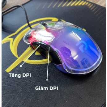 Chuột Gaming G702 CRYSTAL Led RGB 4 nút lập trình 12000 DPI bảo hành 12 tháng - CBF Tony