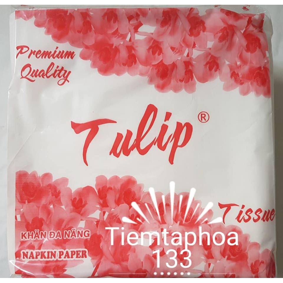 Combo 12 gói khăn giấy Tulip vuông (Q11)