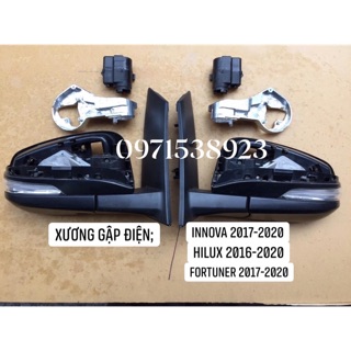 Trọn bộ gập gương tự động cho toyota innova, fortuner, hilux 2017-2020