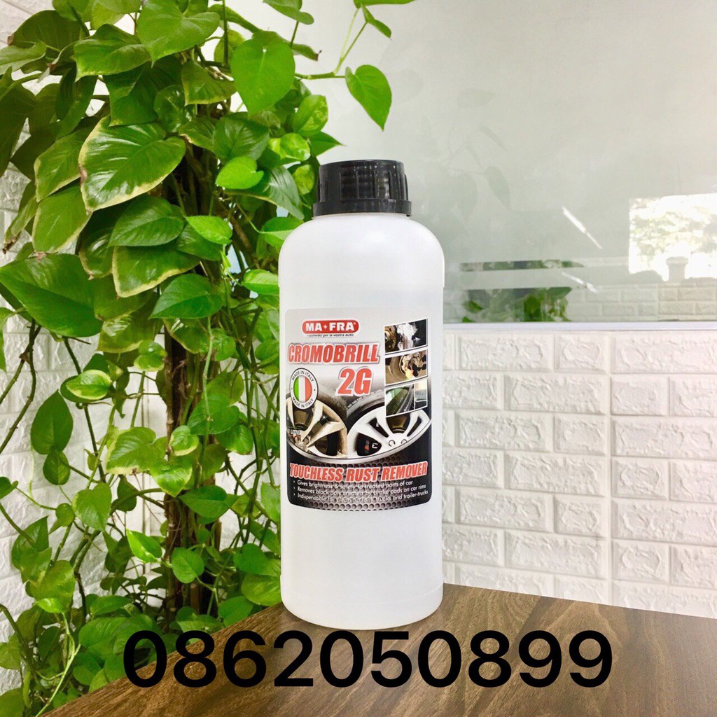 Mafra - Dung dịch tẩy ố kính, rỉ sét kim loại Cromobrill 2G 1L