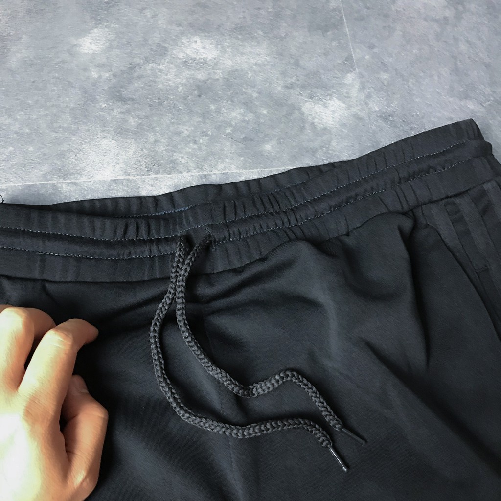 Quần Thể Thao Nam Đen 3 Sọc Đen Ống Suông | BigBuy360 - bigbuy360.vn