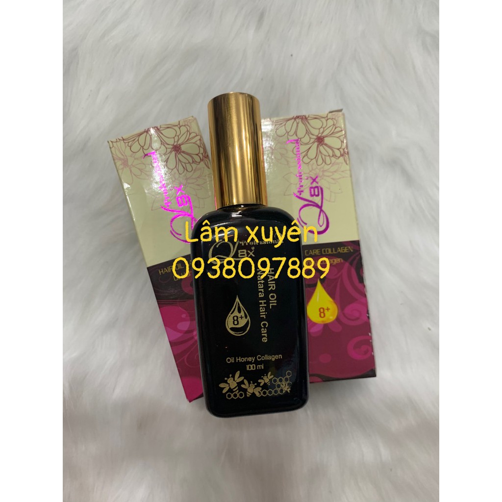 Dầu dưỡng tócCHÍNH HÃNGQL8x 100ml hương thơm dịu nhẹ, cung cấp dưỡng chất phục hồi tóc,làm bóng tóc, không gây bết tóc