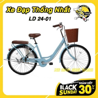 Xe đạp city, xe đạp nữ 24inch ld 24-01 chính hãng thống nhata