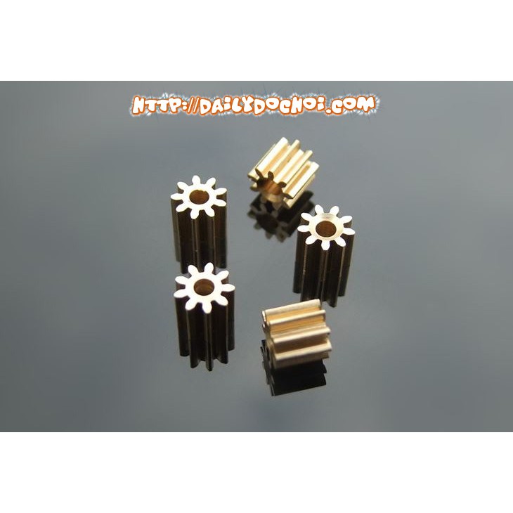 BR4D bánh răng đồng 9 răng đường kính 2mm giá 1 chiếc