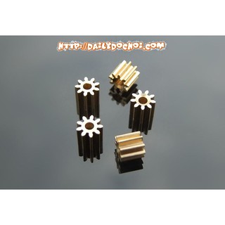 BR4D bánh răng đồng 9 răng đường kính 2mm giá 1 chiếc