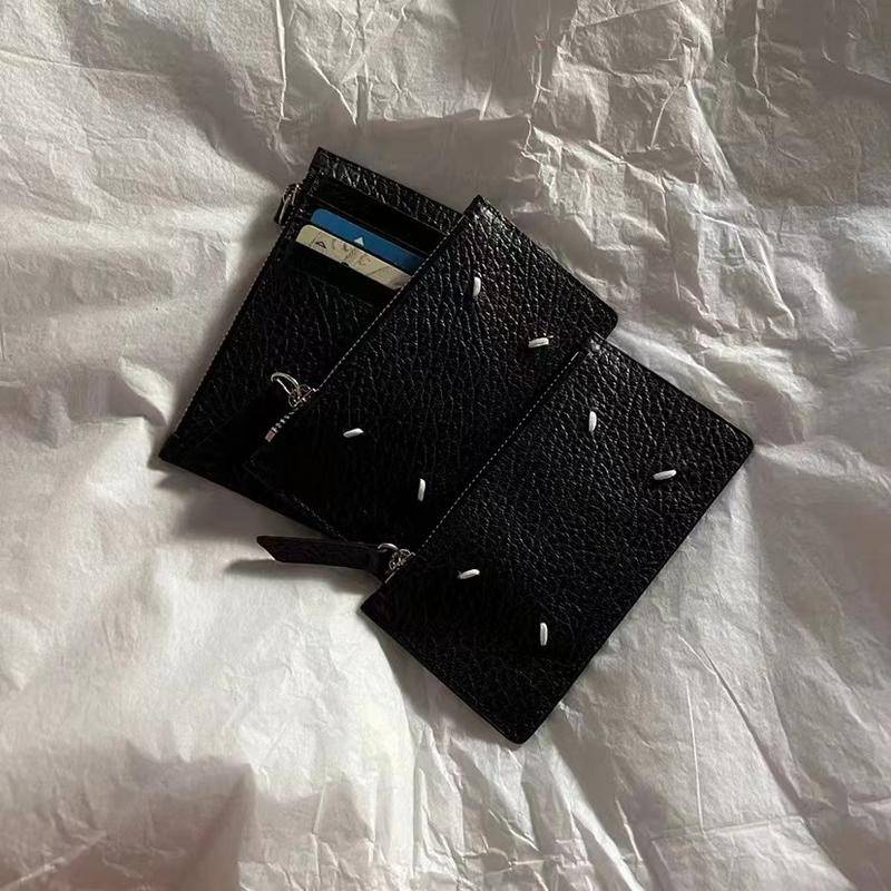 Ví Da Dáng Dài Có Khóa Kéo MM6 MM6 Thời Trang Cao Cấp