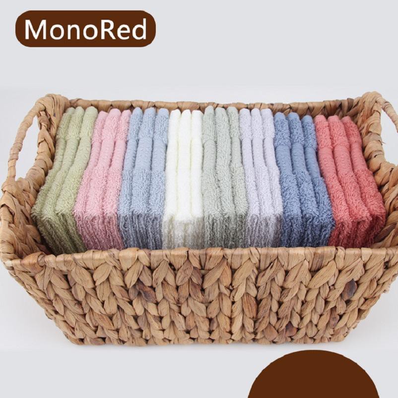 khăn lau mặt dệt bông mền công nghệ Nano ( giao màu ngẩu nhiên 34x34cm )