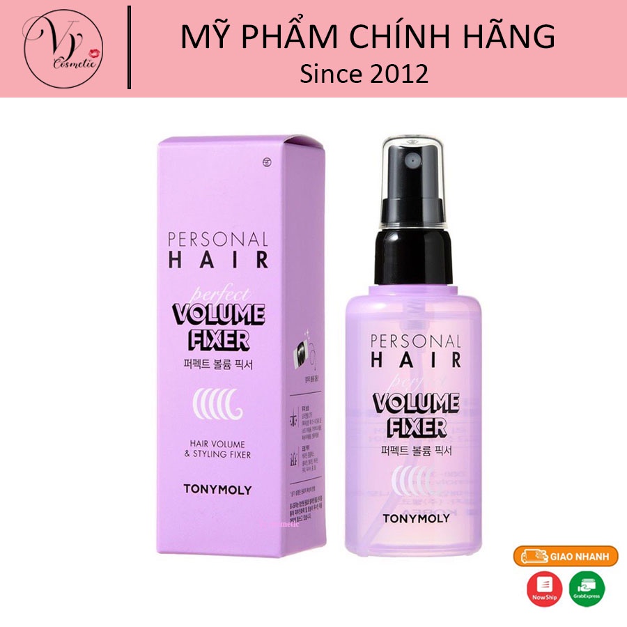 Xịt dưỡng và tạo nếp cho tóc Tonymoly Personal Hair Perfect Volume Fixer 80ml