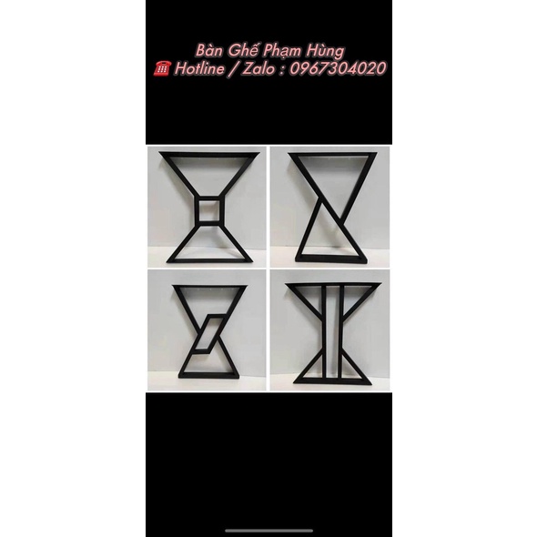 Chân bàn sắt giá rẻ chân bàn me tây