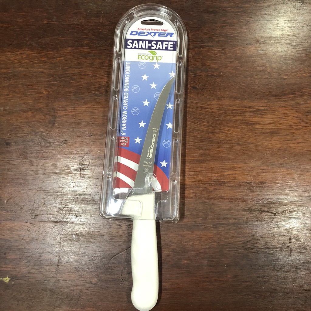 Dao Lọc Thịt Phi Lê Cá Róc Xương Chất Lượng Cao Cấp Lưỡi Cong Dài 152 mm Dexter Russell USA
