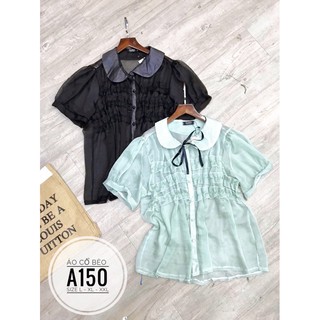 Bigsize Áo cổ bèo A150